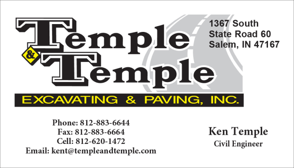 Temple & Temple Excavating & Paving, Inc.