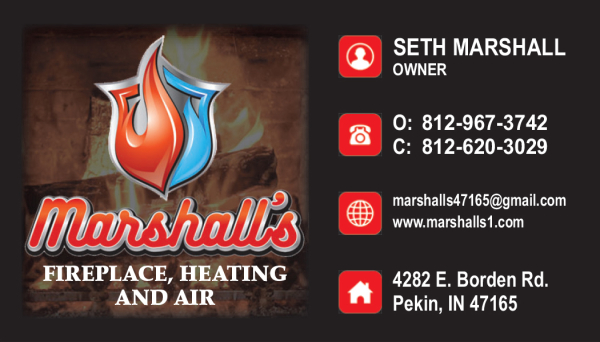 Marshall's Fireplace, Heating and Air